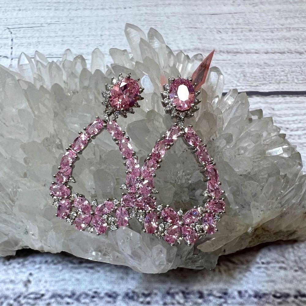 Pink Butterfly Earrings (208)